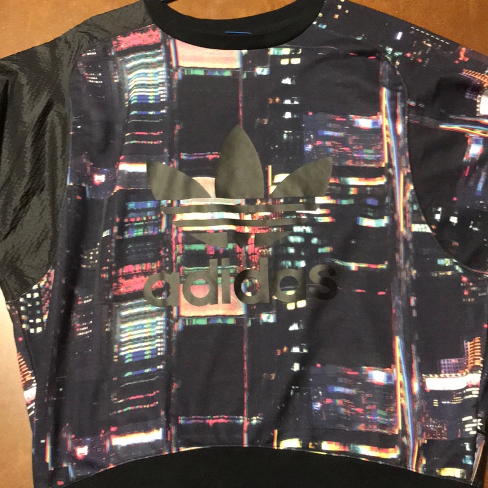 Adidas Oversized City Lights Crew Neck